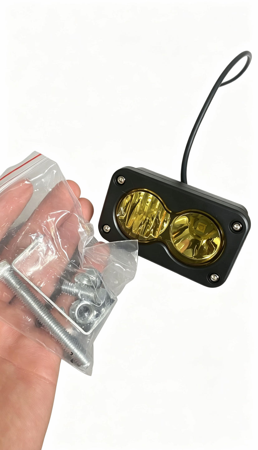 Battery powered baja light