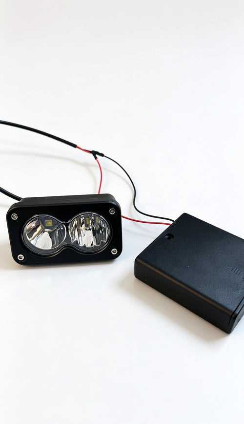Battery powered baja light
