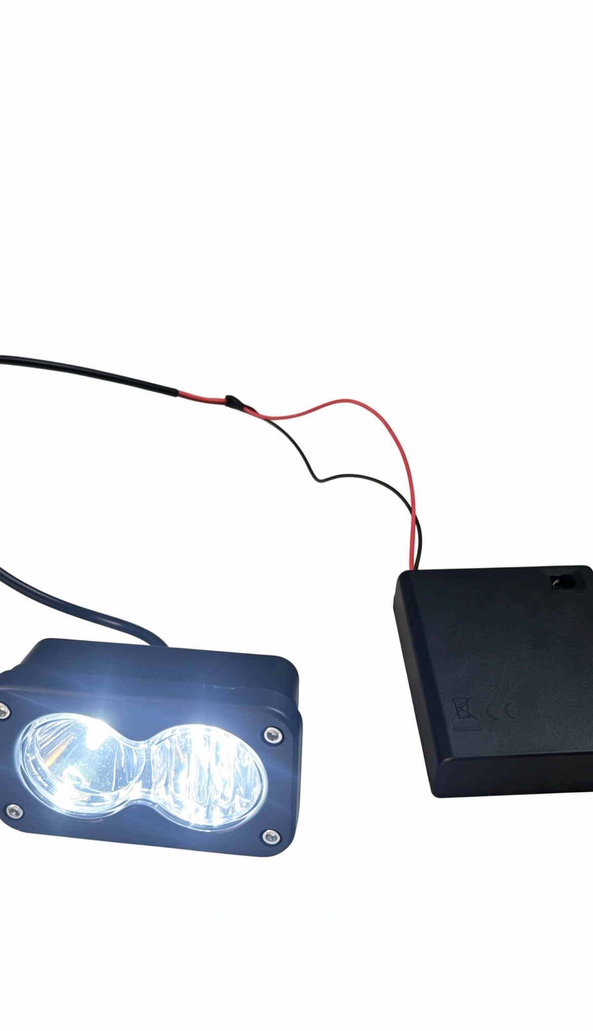 Battery powered baja light