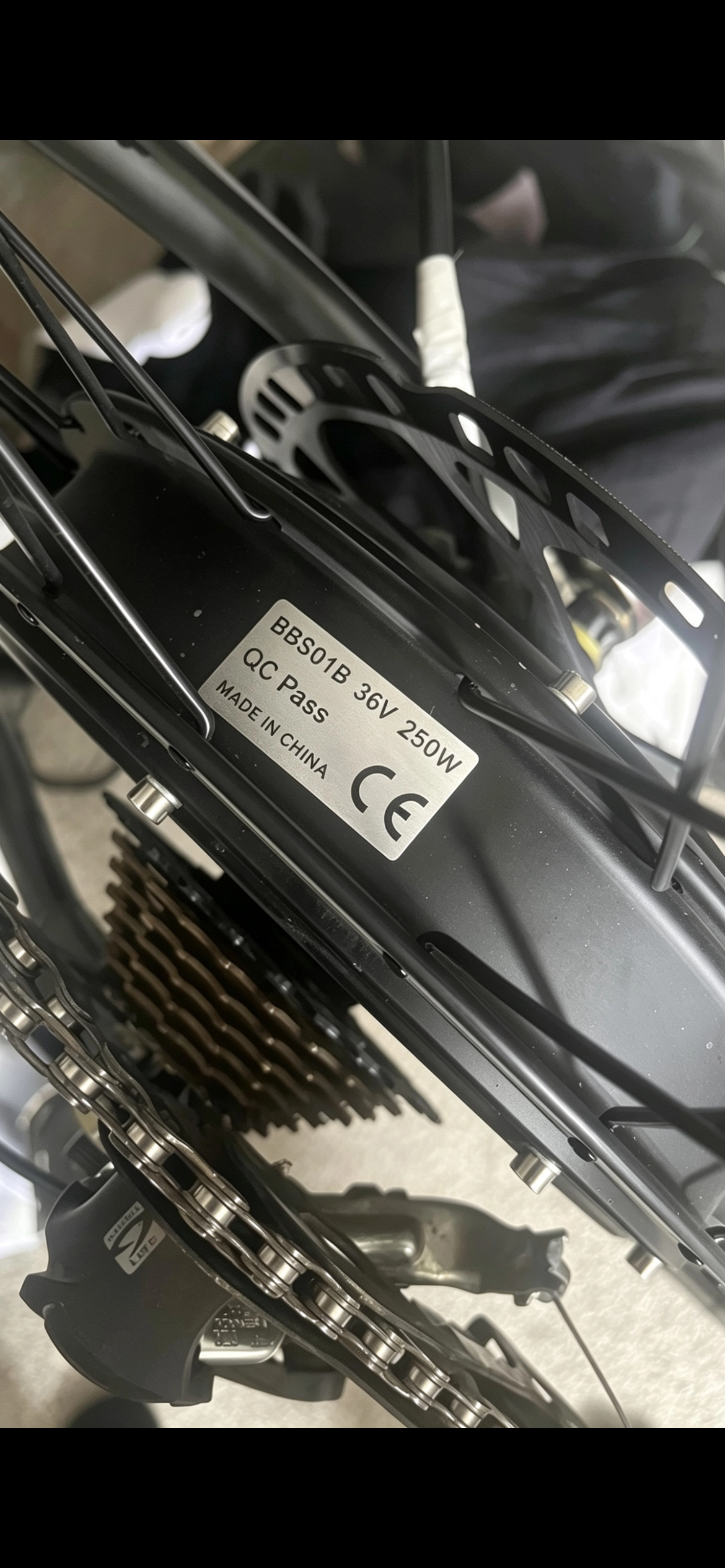 250w Legal Motor Sticker