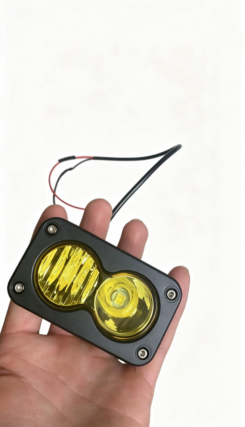 Battery powered baja light